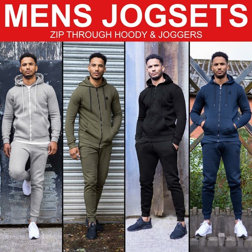 Mens full tracksuit set - full, zip