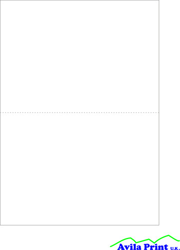 Perforated a5 white - to,