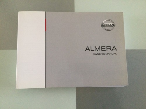 Genuine nissan almera handbook - genuine,