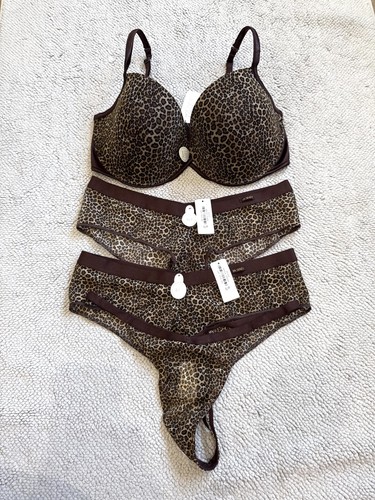 Senza leopard lingerie set - leopard,