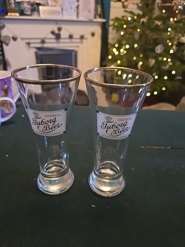 Vintage tuborg beer - beer, half