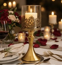 11" tall pillar Candle Holder