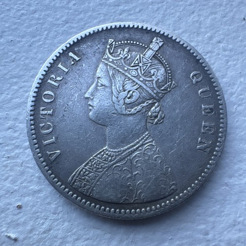 Indian silver coin 1862 - silver,