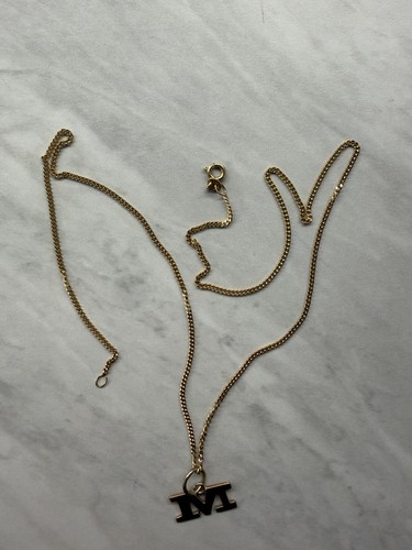 9ct gold curb chain 4 - gold,