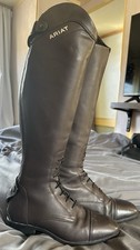 Ariat Palisade Tall Riding Boot Laced Size 4M Short Brown 