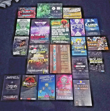 jungle drum + bass rave flyers