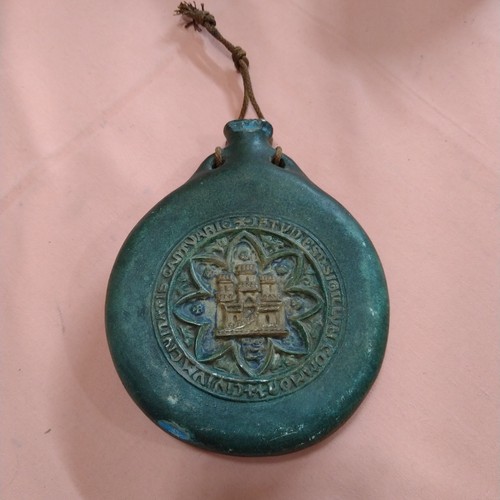 Compton pottery pilgrim bottle - compton,