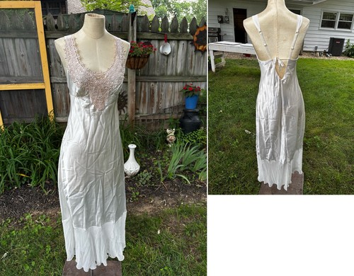 Nwt white liquid satin long - liquid,