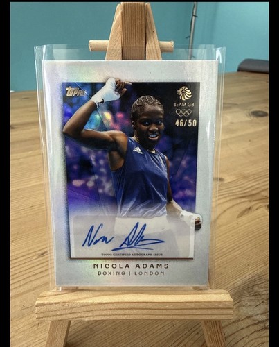 Nicola adams auto topps - /50,