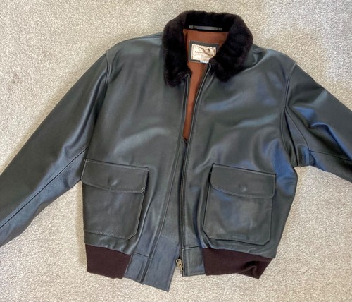 Men leather flying - flying, jacket