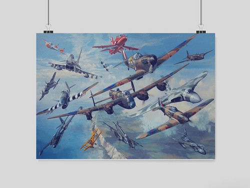 Royal airforce planes poster - royal,