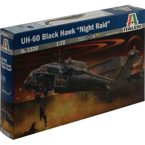 Italeri 60 black - uh-60/mh-60, hawk