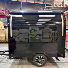Luxury Black Food Trailer