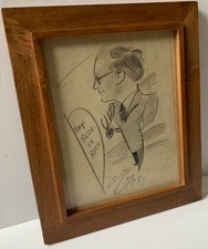 Antique pencil drawing male - antique,