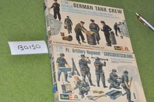 1/35 scale kit revell german tank crew & pz. Artillery grossdeutschland (130150)