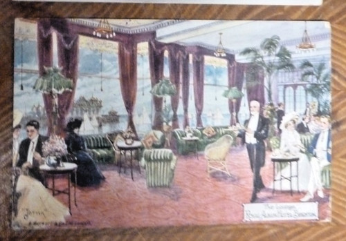 Postcard the lounge royal - postcard,