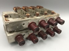 A vintage push button switch