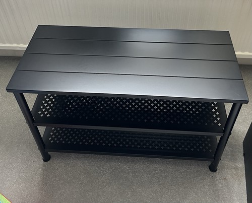 Ikea pinnig shoe bench black - shoe,