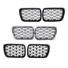 1Pair Car Front Bumper Kidney Grill for E36 M3 1997 1998 1999