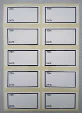 200 x Contents Stickers.  50 x 25mm.  Food Jars, Freezer Bags, Sticky Labels