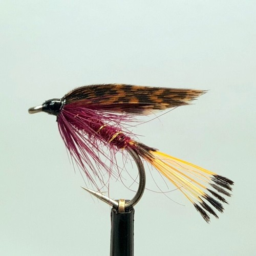 Grouse claret wet fly - 3,