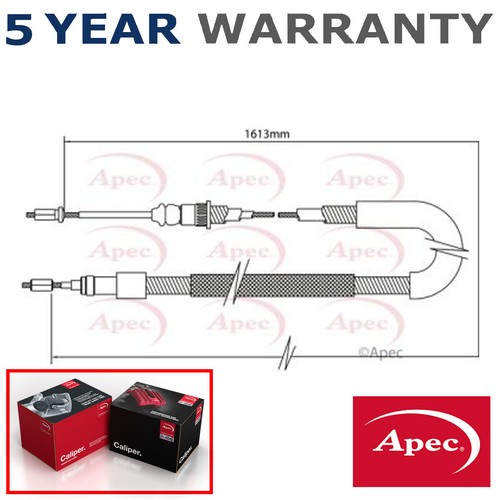 Apec rear right hand brake - rear,