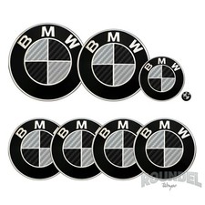 For bmw badge gloss - gloss, carbon