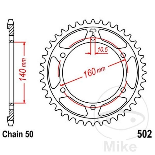 Sprocket for kawasaki - kawasaki, zx-10