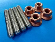 4 x M7 Exhaust Studs and Copper Flange Nuts for BMW 3-Series E36 / M50 / M52