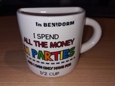 Novelty Half 1/2 Cup Mug