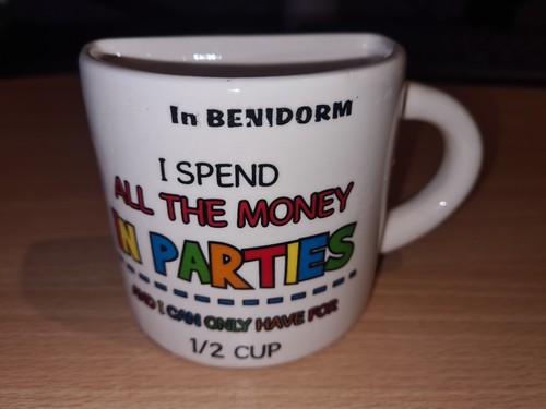 Novelty half cup mug - cup,