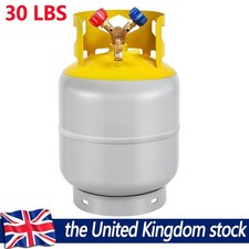 30LBS Refrigerant Recovery Tank AC Recovery Can W/Free Adjustment Flexible Brass
