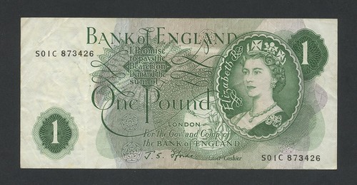 Bank england note 1967 - bank,