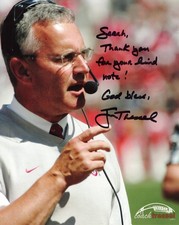 Jim Tressel signed autographed