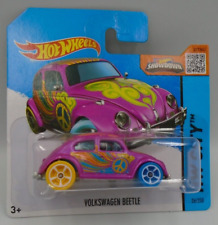 HOT WHEELS VOLKSWAGEN BEETLE PINK FLOWER POWER HIPPY TREASURE HUNT 26/250 NEW