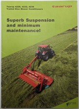 Original UK Taarup 4228, 4232 & 4236 Trailed Disc Mower Conditioners Brochure