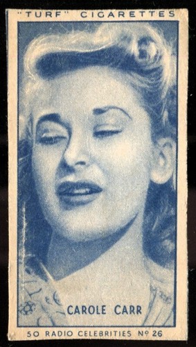 Tobacco card carreras turf - carreras,,