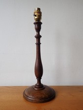 Vintage oak candlestick table