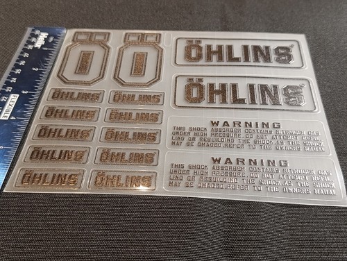 Ohlins decals sticker - ohlins, decals/sticker