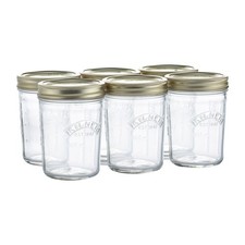 6 x Wide Mouth Kilner Preserve
