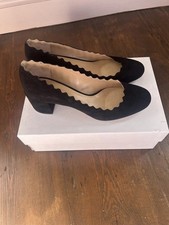 Chloe Lauren black suede Block