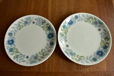 WEDGWOOD CHINA CLEMENTINE TEA/SIDE PLATES X 2