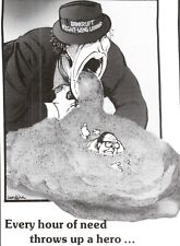 1980's Political Postcard Bankrupt Right Wing Labour  unposted