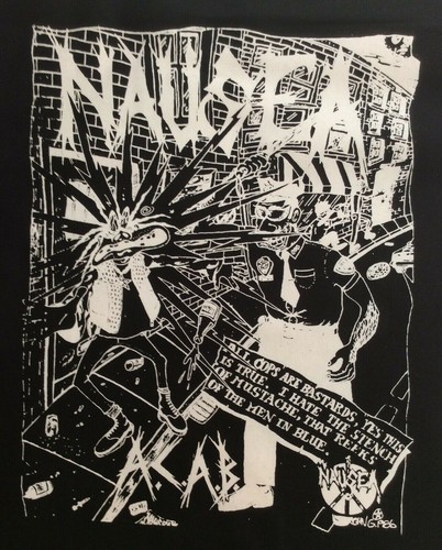 Nausea big back patch crust - patch,
