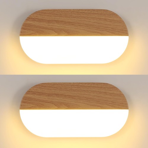 2pcs wall light 3000k - light, warm