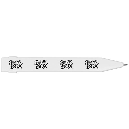 Swear box flat - flat, pen