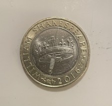 William Shakespeare £2 Coin