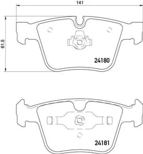 Brake pads 116 brembo - brake,