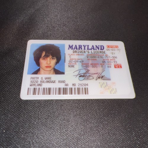 Winona ryder drivers license - ryder,