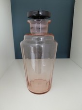 Pink Flamingo Art Deco Glass